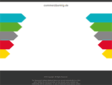 Tablet Screenshot of commerzbankig.de